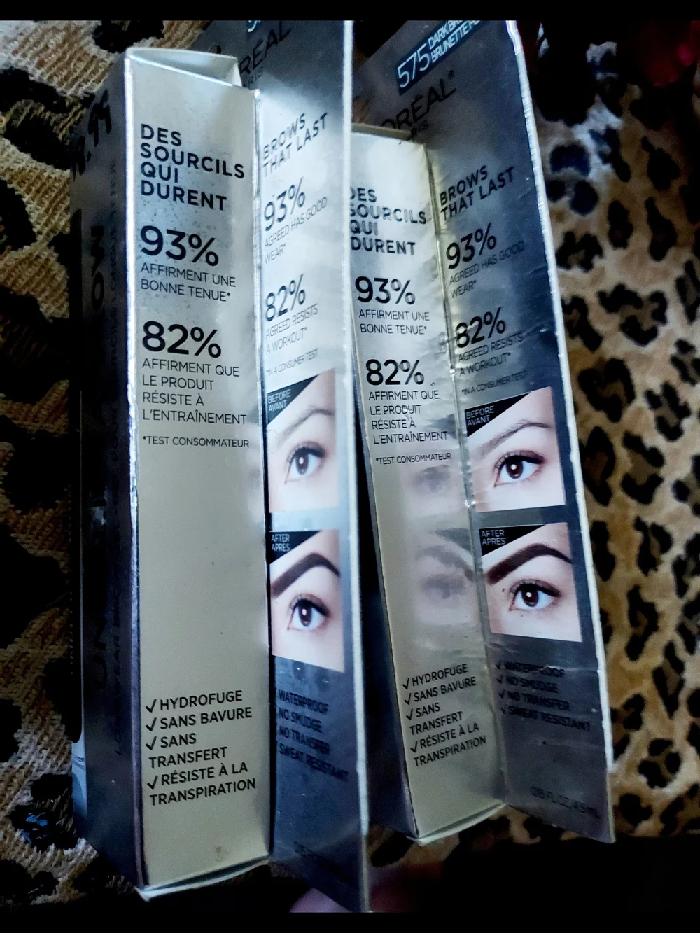 L'Oreal Unbelieva-Brow Longwear Brow Gel - Dark Brown (2-Pack)